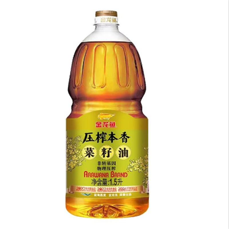 金龙鱼 压榨本香 菜籽油 1.5L(单位:瓶) 黄色