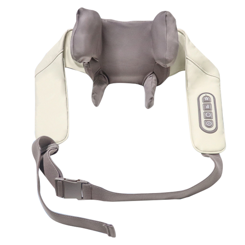 上亨（shangheng） 按摩披肩捶打颈椎按摩器肩颈部脖子背部腰部按摩仪多功能电动揉捏一体解放双手 本白色