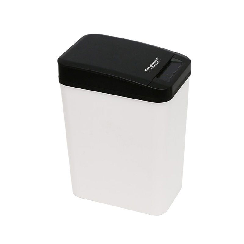 上亨自动感应式智能垃圾桶电动家用带盖厨房卫生间客厅夹缝全方位踢碰 SHZH-LXT01 个 11L纯感应【电池款&middot;全方位感应】