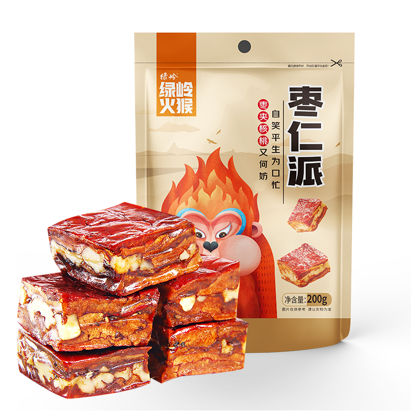 绿岭枣仁派480g 自然色