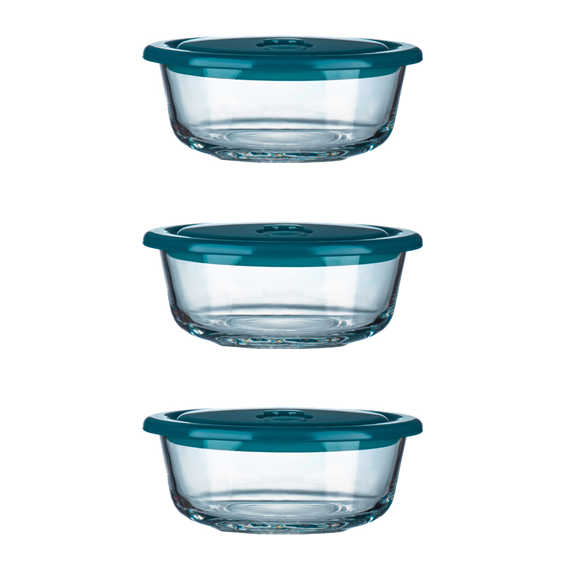 皖亭（WAN TING） T1033 三件套650ml*3 为爱保鲜三件套 透明色（单位：套）