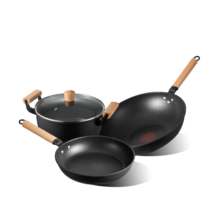 荣事达RSD025-FJ32cm+26cm+24cm鸿运当头温控三件套（单位：套） 黑色