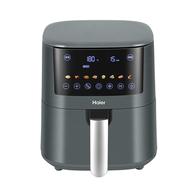 海尔（Haier）时尚智慧屏空气炸锅  HA-E4510S（台） 灰色