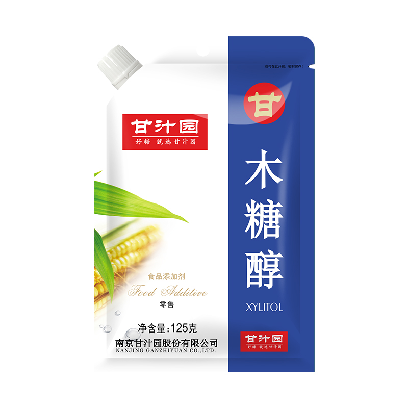 甘汁园木糖醇125g*3袋 宝石蓝