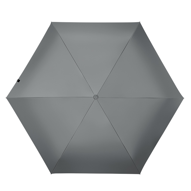 蕉下胶囊系列黑胶五折伞橄榄灰 橄榄灰