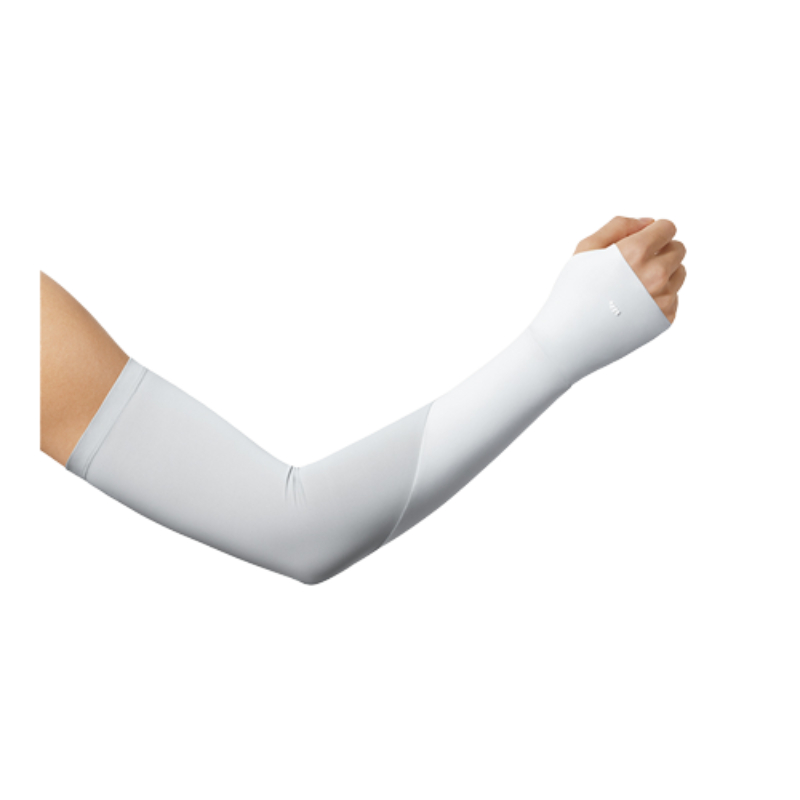 蕉下 冰薄系列舒元防晒袖套男款 冷雾灰/月光灰L码