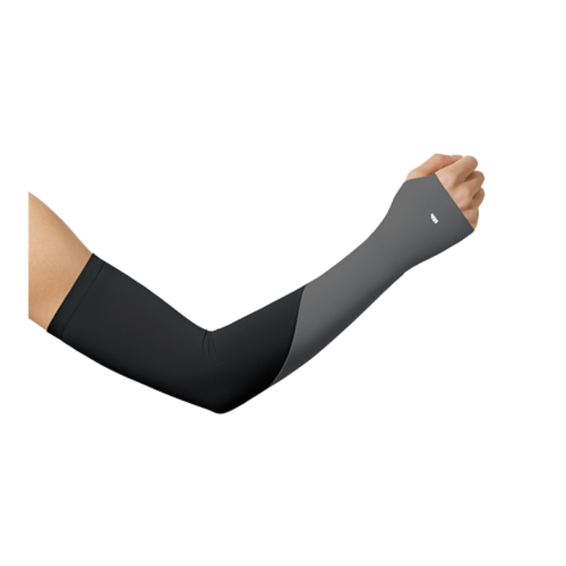 蕉下 冰薄系列舒元防晒袖套男款 云碳黑/茶炭灰L码