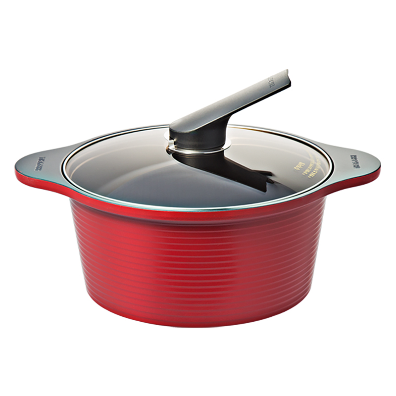 HAPPYCALL耐酸铝汤锅 24CM 3003-1092(单位：个） 红色