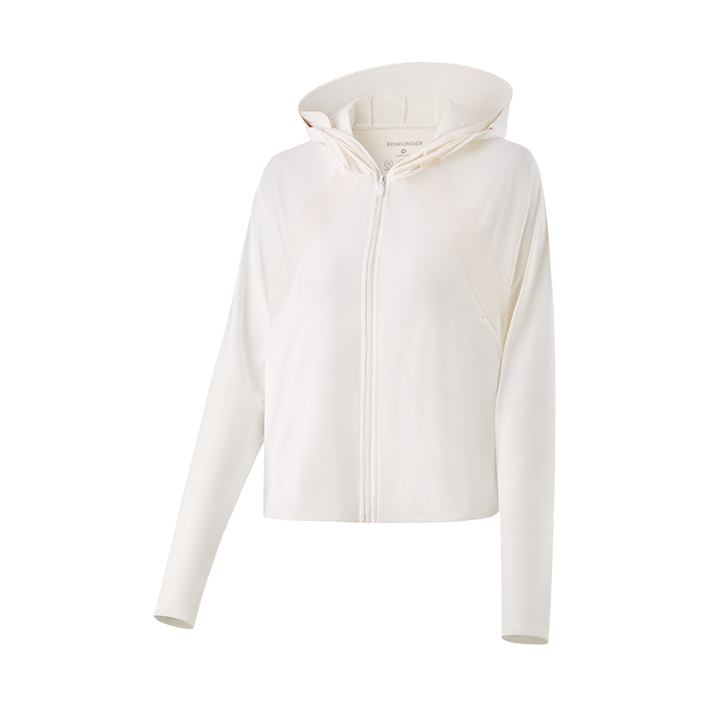 蕉下 冰触系列浅息披肩防晒服 椰米白165/88A(L)