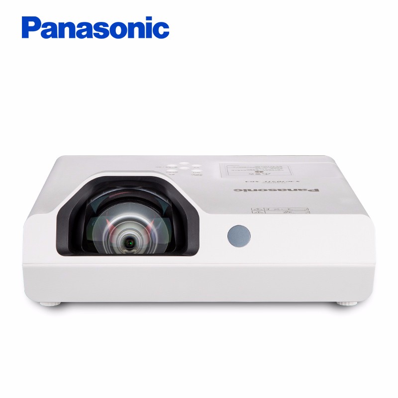 松下（Panasonic）PT-XW3383STC 短焦投影仪 投影机办公教育（高清宽屏 3400流 本白色