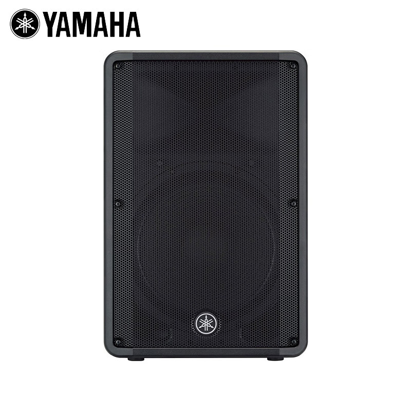 雅马哈（YAMAHA）有源专业音箱舞台会议演出音响 DBR12官方标配 只 曜石黑