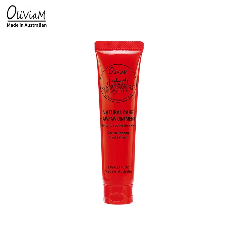 Oliviam澳洲天然木瓜膏25g 枫叶色