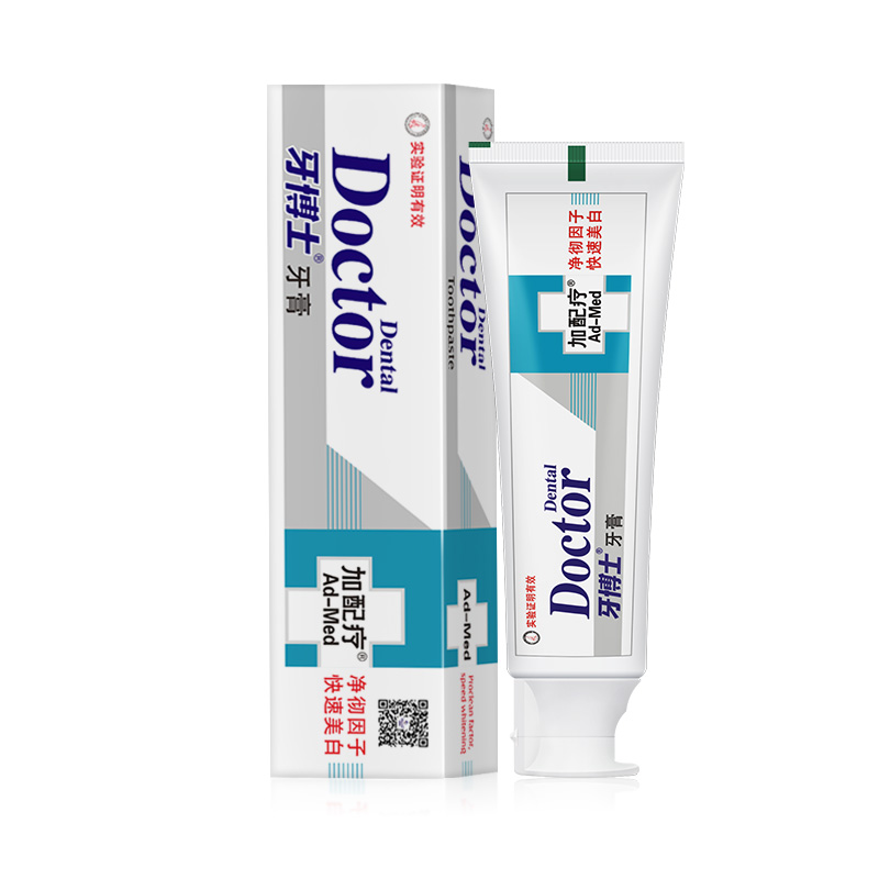 牙博士加配疗（净彻美白）牙膏(单位：支） 175g