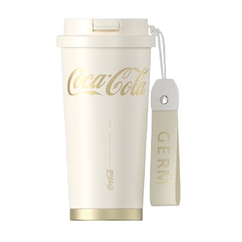 格沵（germ）可口可乐联名款闪耀保温杯GE-CK22AW-B15-1 500ml（单位：个） 奶霜白