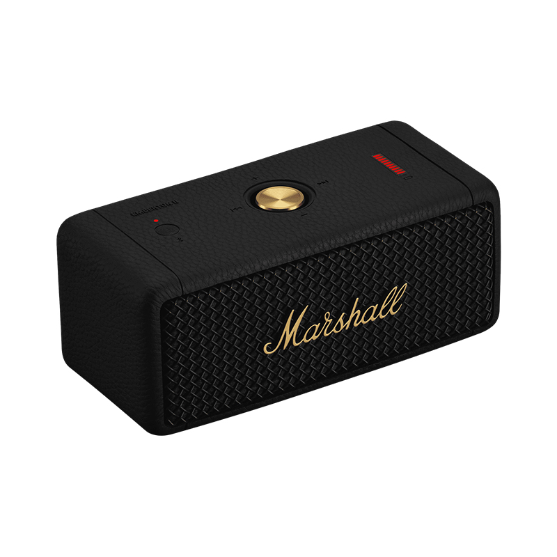 MARSHALL（马歇尔）EMBERTON II 音箱便携式2代无线蓝牙家用户外防尘防水小音响 黑金 黑金色