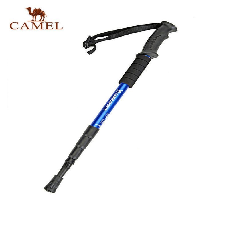 骆驼（CAMEL） 2SA7D42 展开尺寸52-110cm 铝合金轻量登山杖 蓝色（单位：把）
