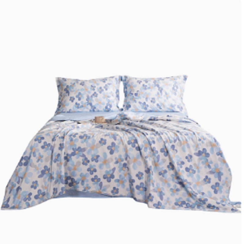 蚕花娘娘100%蚕丝夏凉被全棉空调被200*230cm（单位：床） 沐春花韵 200*230