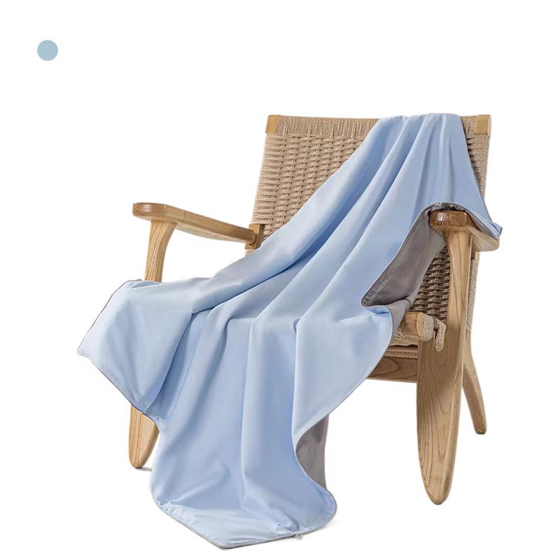 蚕花娘娘100%休闲蚕丝随心被90*120cm 蓝色 90*120cm