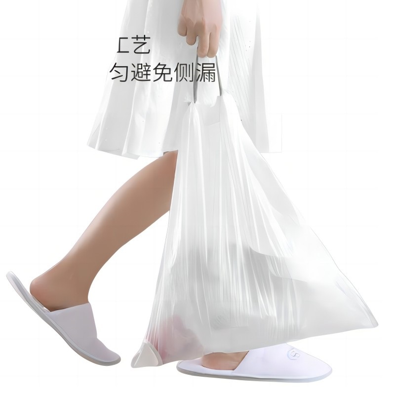 全格简约抽绳垃圾袋3卷装（60只）（单位：组） 白色