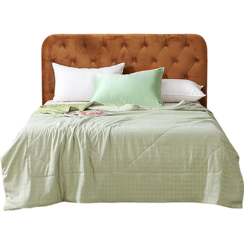 菩朵家纺 清雅格调四季被   180x220cm （单位：床） 绿色