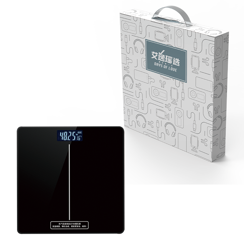 艾逸瑶选 GH-1026 逸选家用体重秤 260*260mm（单位：个） 黑色