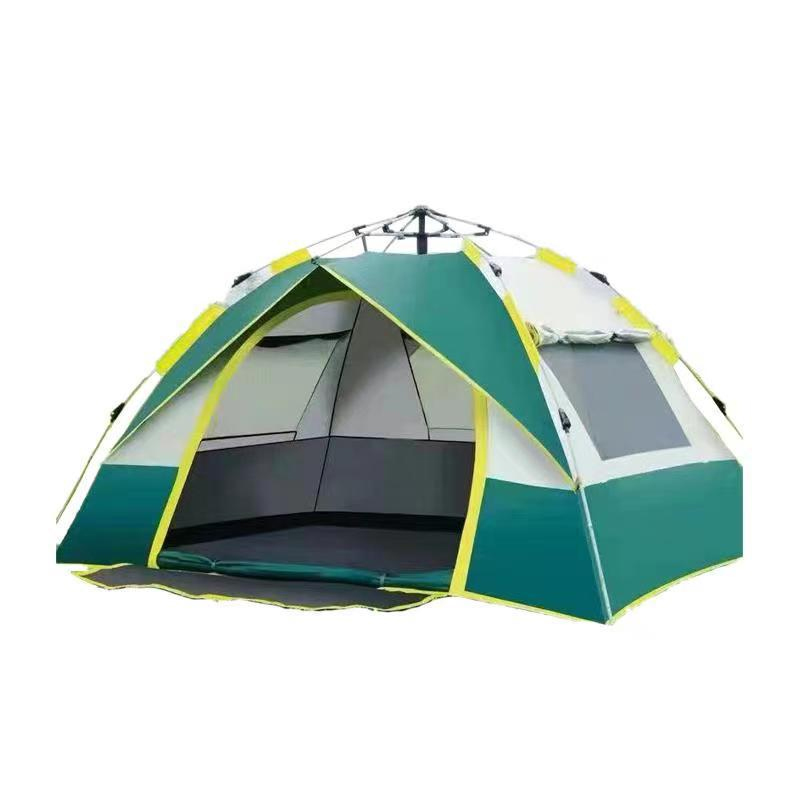 TP2303 三窗全通透式单层帐篷 双人墨绿色