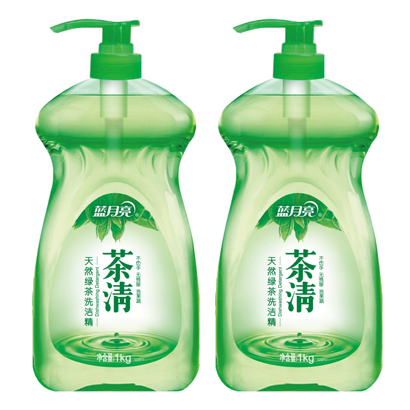 蓝月亮 1kg绿茶洗洁精*2 80000650 套 绿色