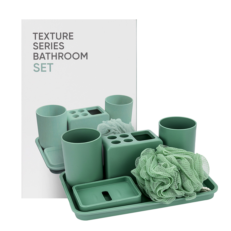 MINISO质感系列卫浴绿色6件套 SP-WJL1155 绿色