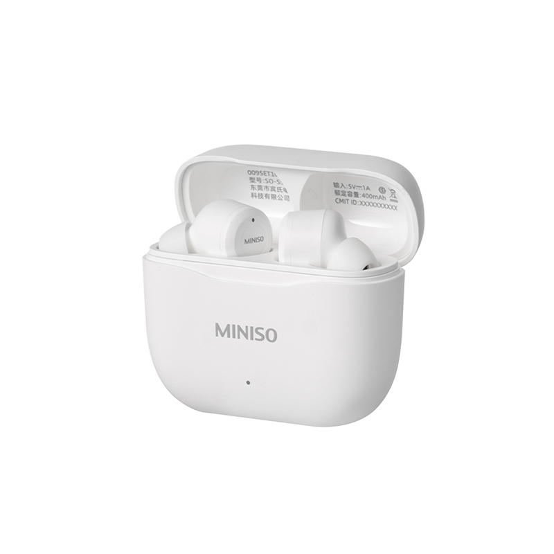 MINISO经典真无线蓝牙耳机152*50*152 SO-SSL1165（单位：个） 白色