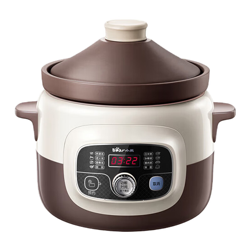 小熊（Bear）4L紫砂电炖锅 DDG-D40B1/台 拿铁色