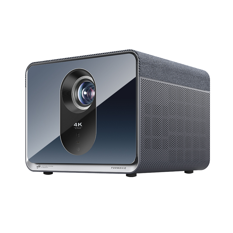 峰米 X5 4K激光投影仪 投影仪家用 浅灰色