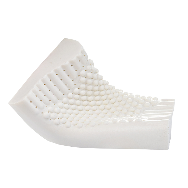 蚕花娘娘乳胶枕泰国原料乳胶枕芯单只装 狼牙乳胶枕 白色