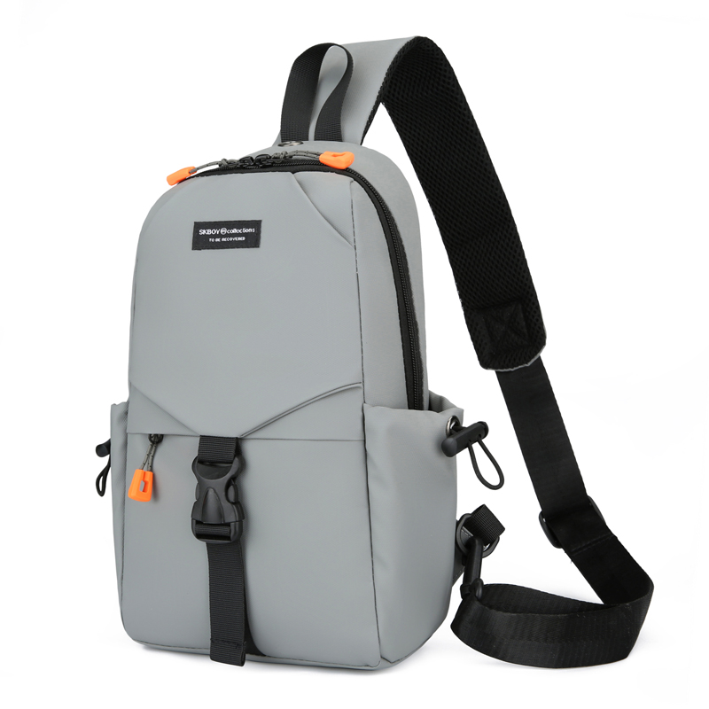 酷龙达（Coloda）休闲大容量胸包斜挎包CLD-B9916 灰色