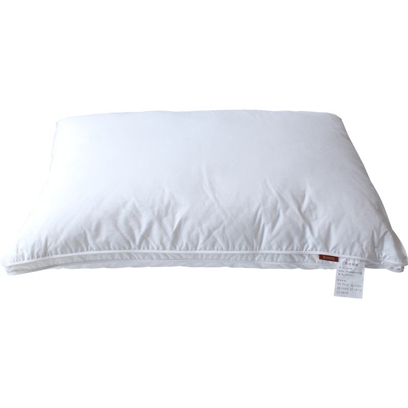 蚕花娘娘羽丝绒枕单只 白色