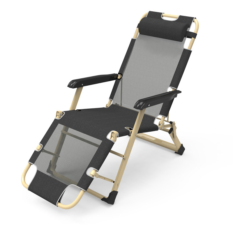 三极 TP1023 靠背逍遥椅  178*52*25cm 黑色