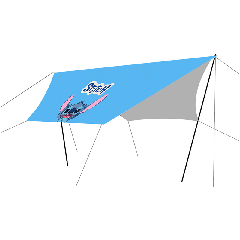 迪士尼JDFA23959-ST史迪仔系列六角天幕 天蓝色