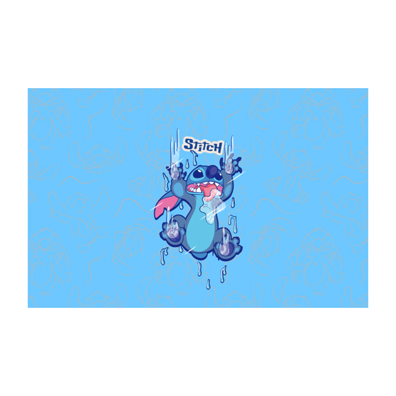 迪士尼JDFY23962-ST史迪仔系列桌布 蓝色