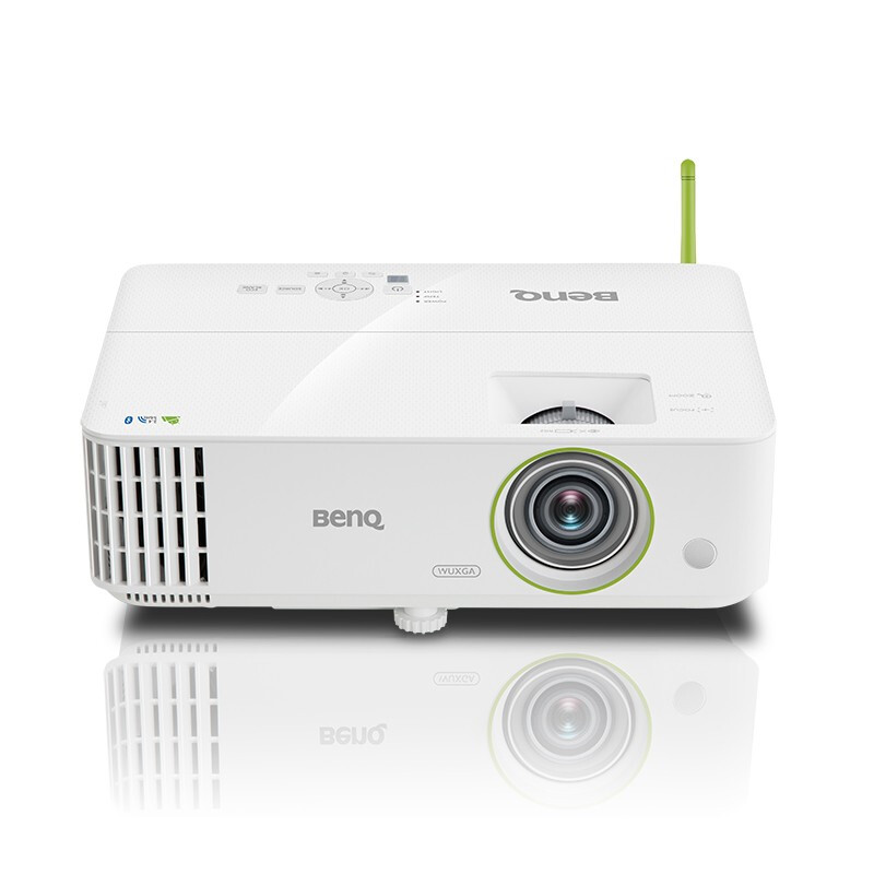 明基（BenQ）E590 智能投影仪 投影机 投影仪办公（超高清WUXGA 3500流明 双频双路 白色