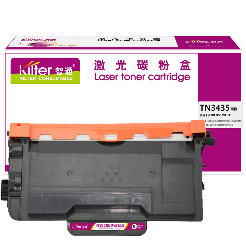 智通(ZT) ZT-3435-F 3000页 适用兄弟Brother HL-5580D  8540DN 粉盒 1.00 只/支 (计价单位：支) 黑色