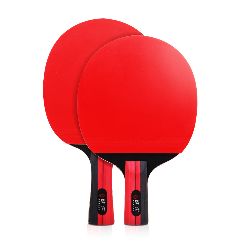 健伦（JEEANLEAN） 三星级乒乓球拍双拍一横拍一直拍球拍双面反胶JLP003S 枫叶色