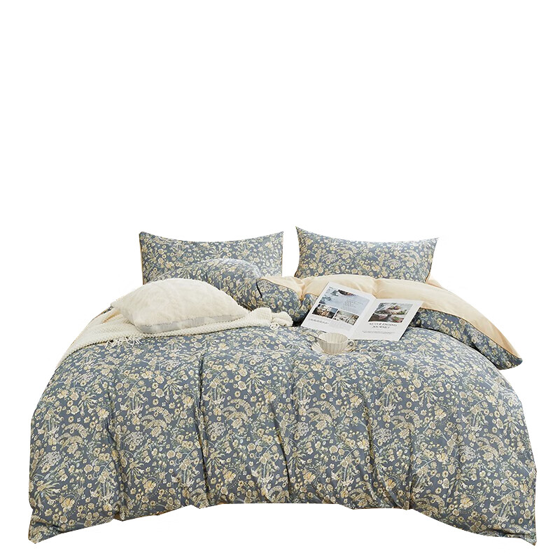 路易卡罗（LOUIS.KELLOG）天丝印花四件套 希洛梦 LK-6342 绿色