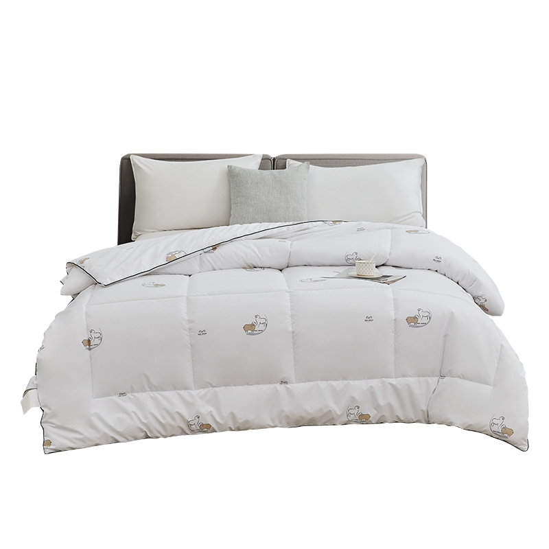 路易卡罗（LOUIS.KELLOG）巴洛克羊毛被 LK-8828长2300mm；宽2000mm 白色