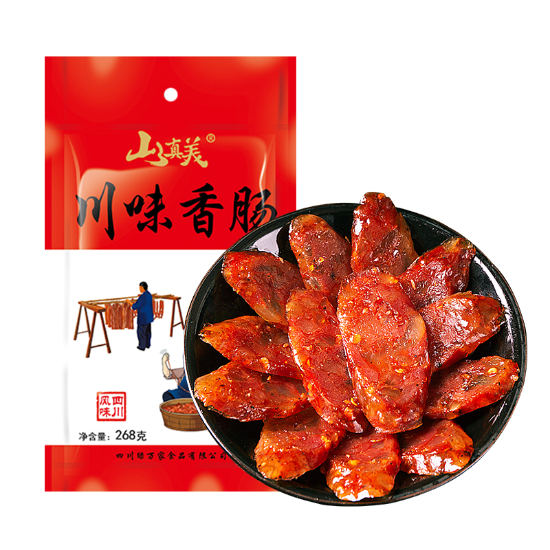 山真美川味香肠268g  