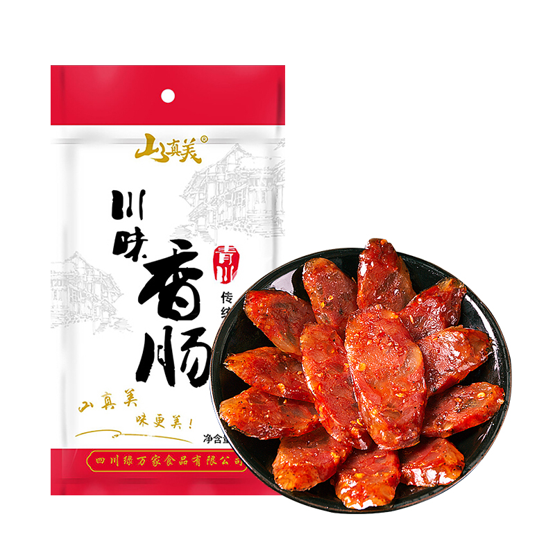 山真美青川川味香肠400g  