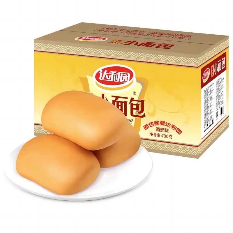 达利园法式小面包香奶味700g 金色