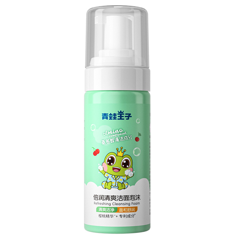 青蛙王子倍润清爽洁面泡沫120ml（瓶） 清新色