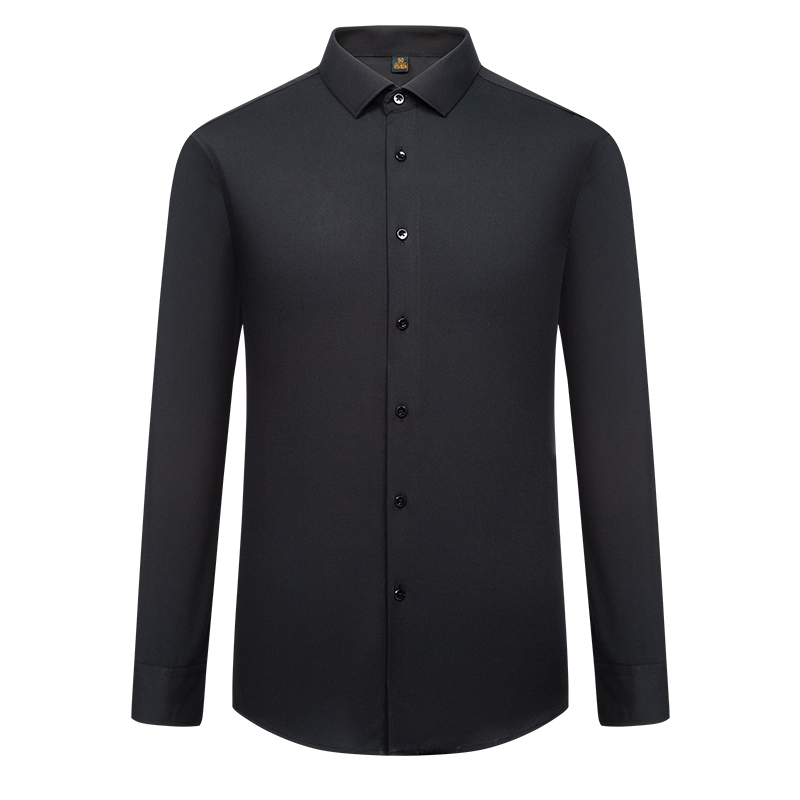 丰讯零感免烫可机洗男士长袖衬衫FXPS2350（单位：件） 黑色 170