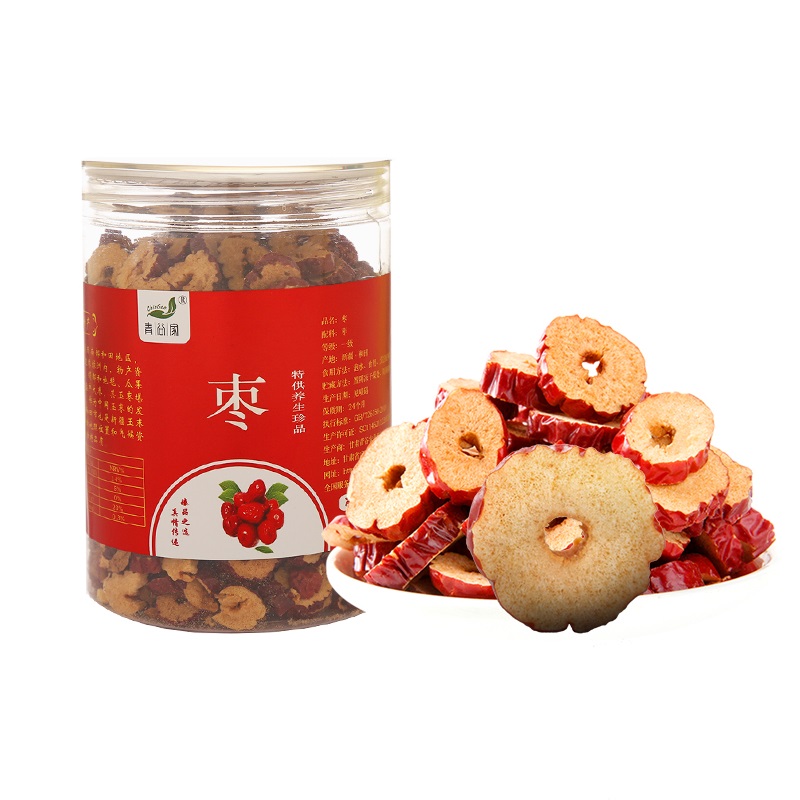 陇西县青谷家枣片150g/罐 枫叶色