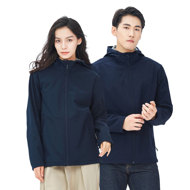 丰讯男女同款单层冲锋衣休闲立领防风外套FXTF231001（单位：件） 男女同款藏蓝 S