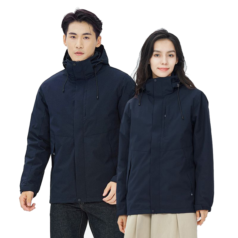 丰讯男女同款三合一秋冬季可拆卸羽绒内胆FXTF230868（单位：件） 男女同款藏蓝 7XL